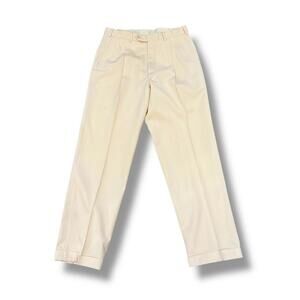 Cream Polo Ralph Lauren Tailored Pants